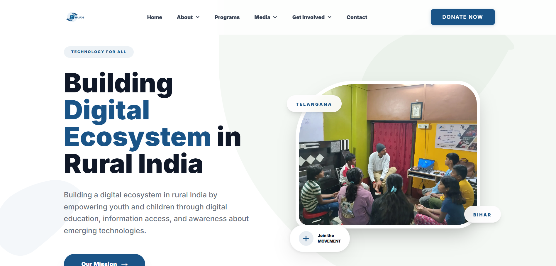HAIFOS NGO Web Platform