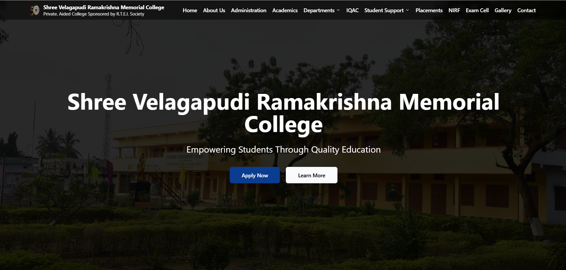 SVRM College Academic Portal